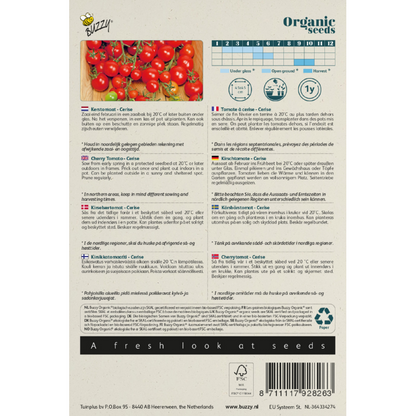 Buzzy® Organic Cherry Tomato Cerise (BIO)