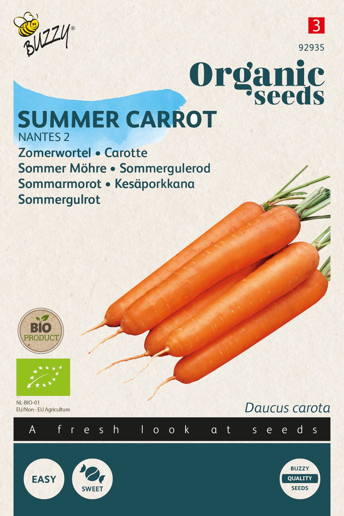 Buzzy® Organic Summer carrot Nantes 2(BIO)