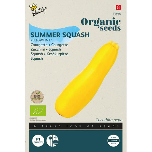 Buzzy® Organic Summer Squash Yellowfin F1 (BIO)