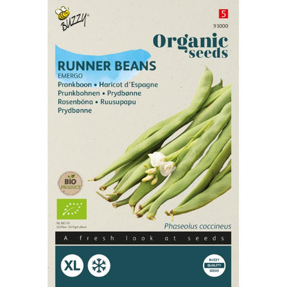 Buzzy® Organic Runner Beans Emergo White (BIO)