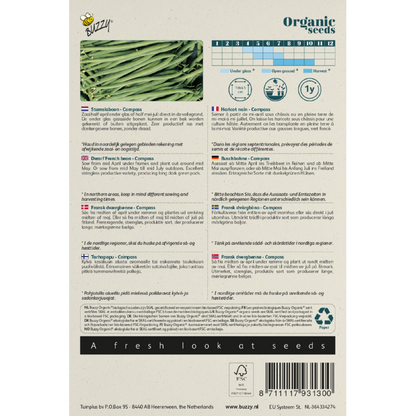 Buzzy® Organic Dwarf French bean Compass (vh Ferrari)(BIO)