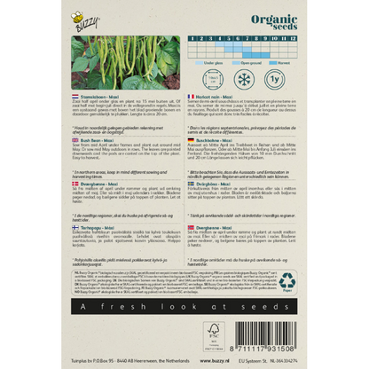 Buzzy® Organic Dwarf Beans Maxi(BIO)