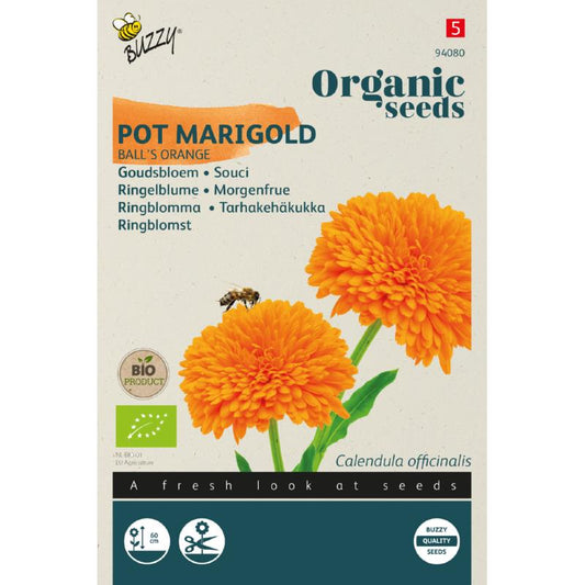 Buzzy® Organic Pot Marigold Ball's Orange (BIO)