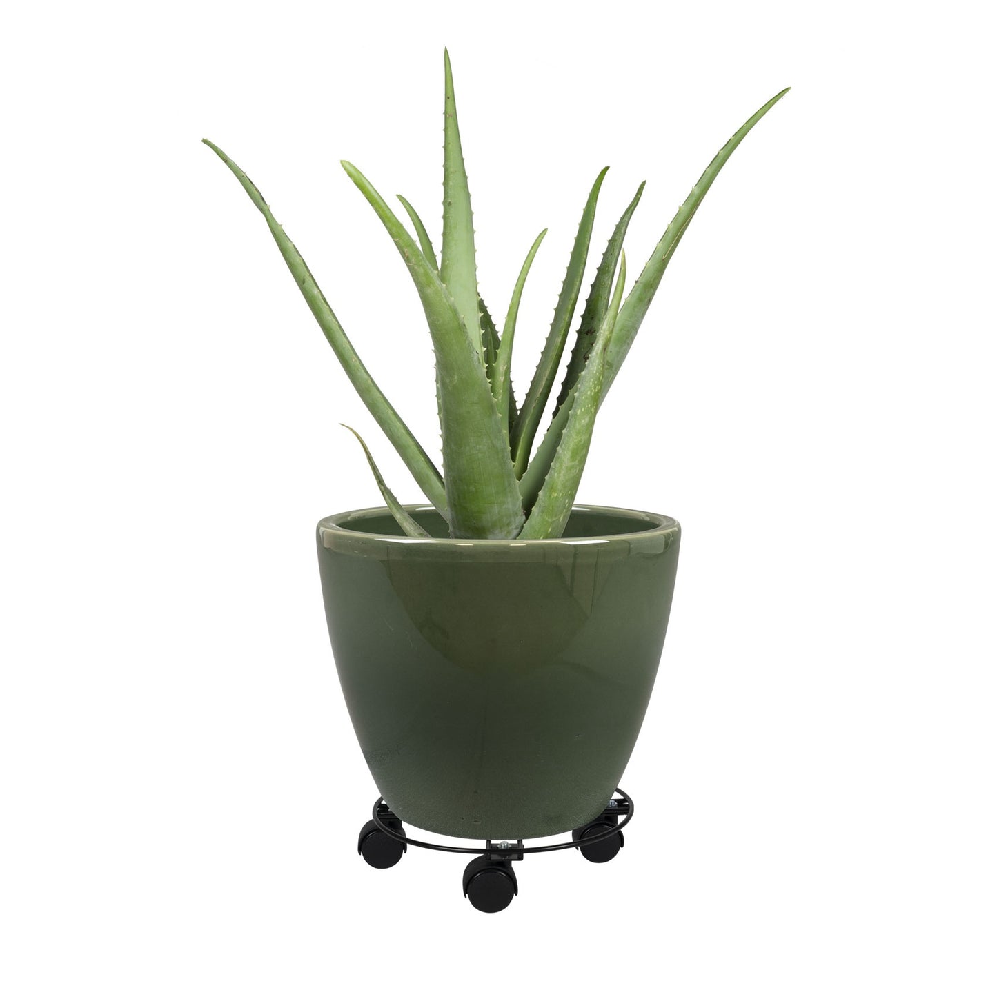 Flowerpot Trolley black D26 H6