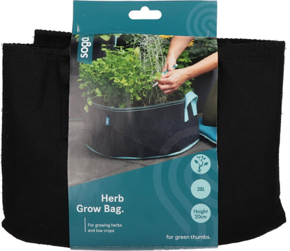 SOGO Herb grow bag, 38 L