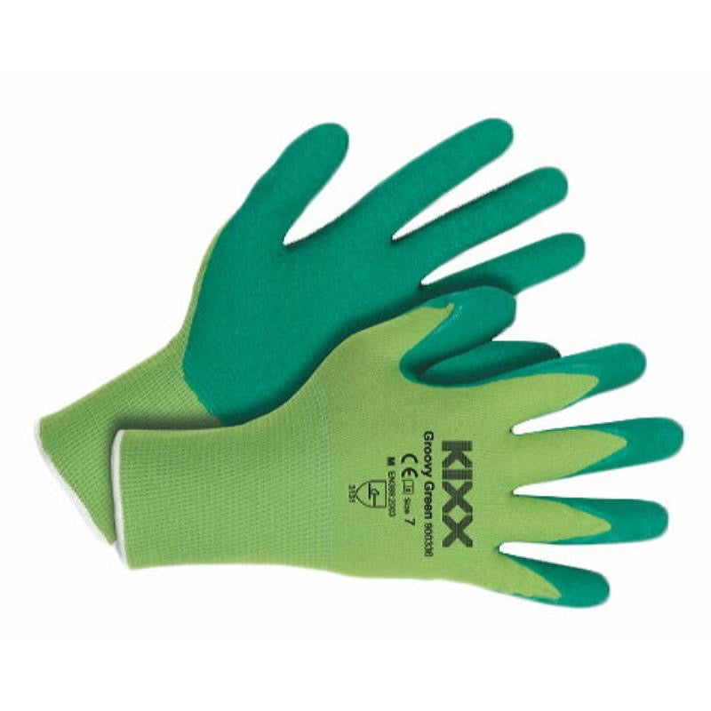 Kixx Glove Groovy Green size 7 green