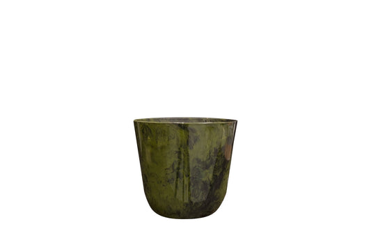 Pot Palermo marble green D17 H15