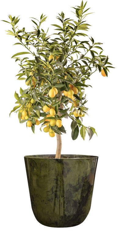 Pot Palermo marble green D40 H36
