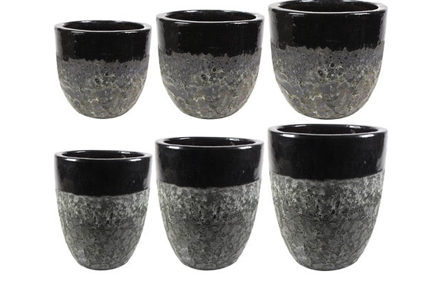 Vase Pride black D44 H56 وسط