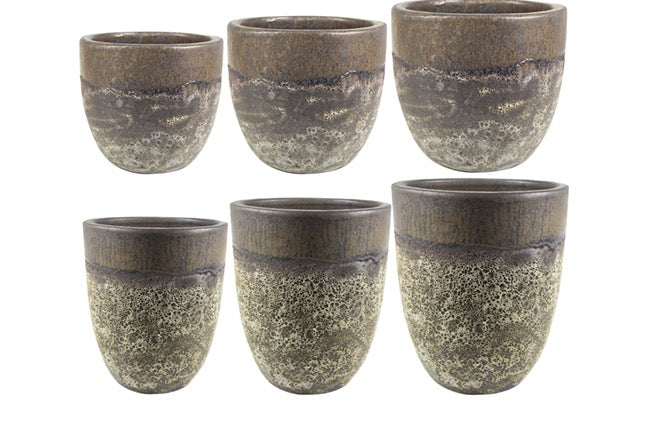 Vase set of 3 Pride earth D44 H56