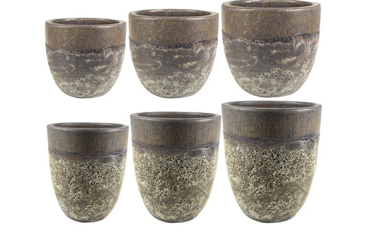 Vase set of 3 Pride earth D44 H56