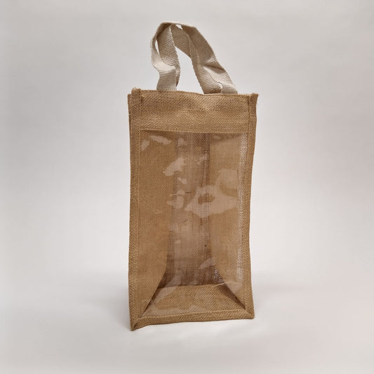 jute Giftbag with Venster