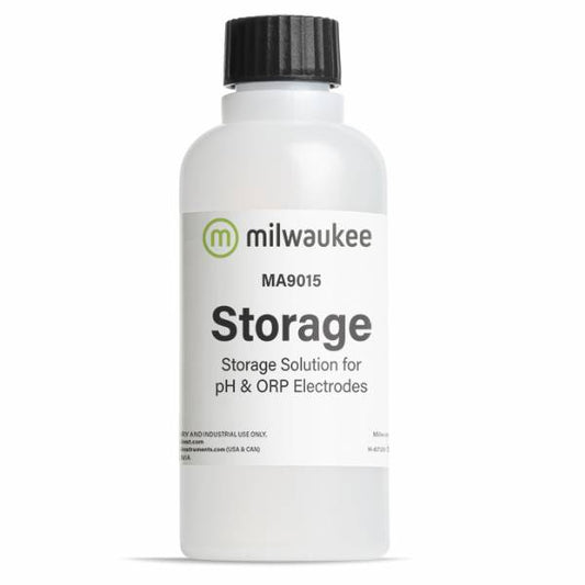 Milwaukee - Flacone Soluzione di conservazione per elettrodi pH / ORP - 230ml حافظ الزجاجة القلم